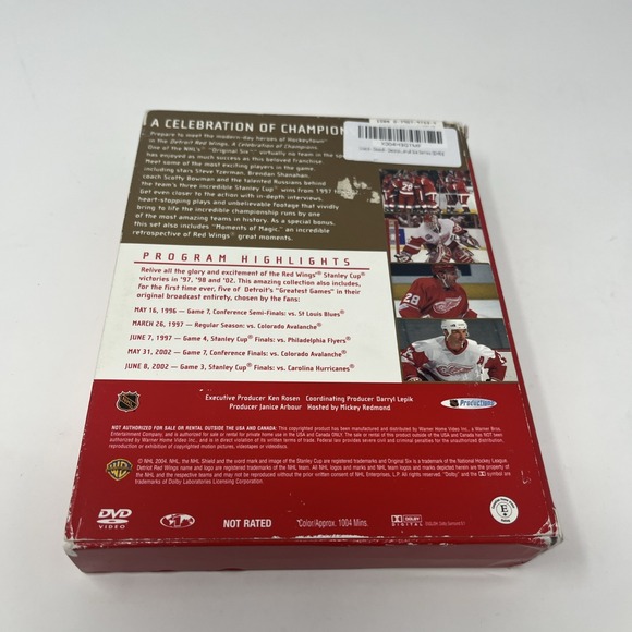 NHL Original Six Series - Detroit Red Wings (DVD, 2004, 4-Disc Set) - Picture 4 of 8